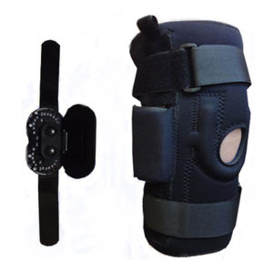 Neoprene spiral knee wraparound