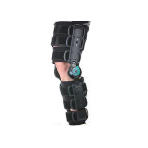 Telescopic knee brace