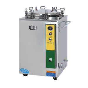 Vertical pressure steam sterilizer